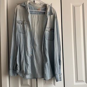chambray button down